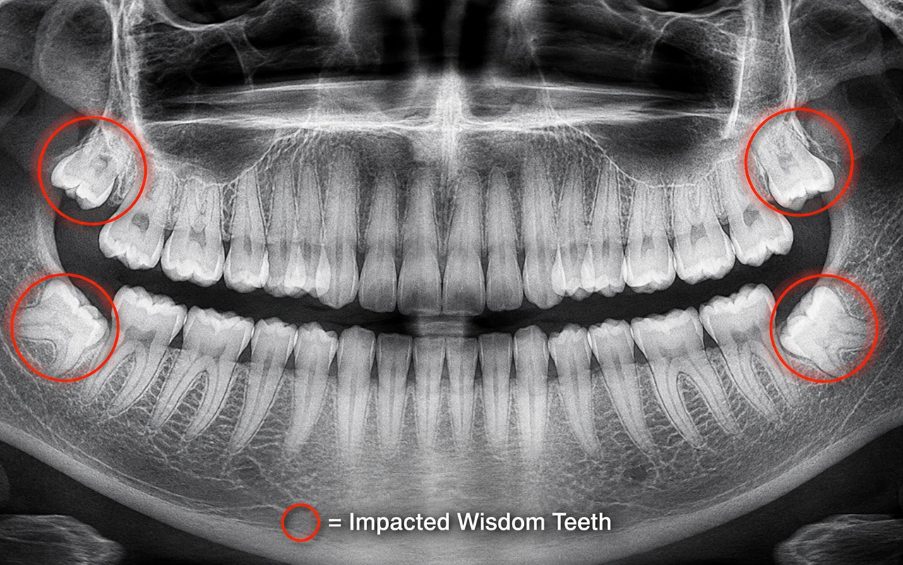 Wisdom tooth consultation and dental care
